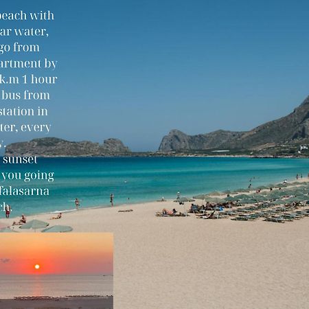 Center Manolia Dream 3 Bedroom Apartment 100M Away From The Beach La Canea Esterno foto