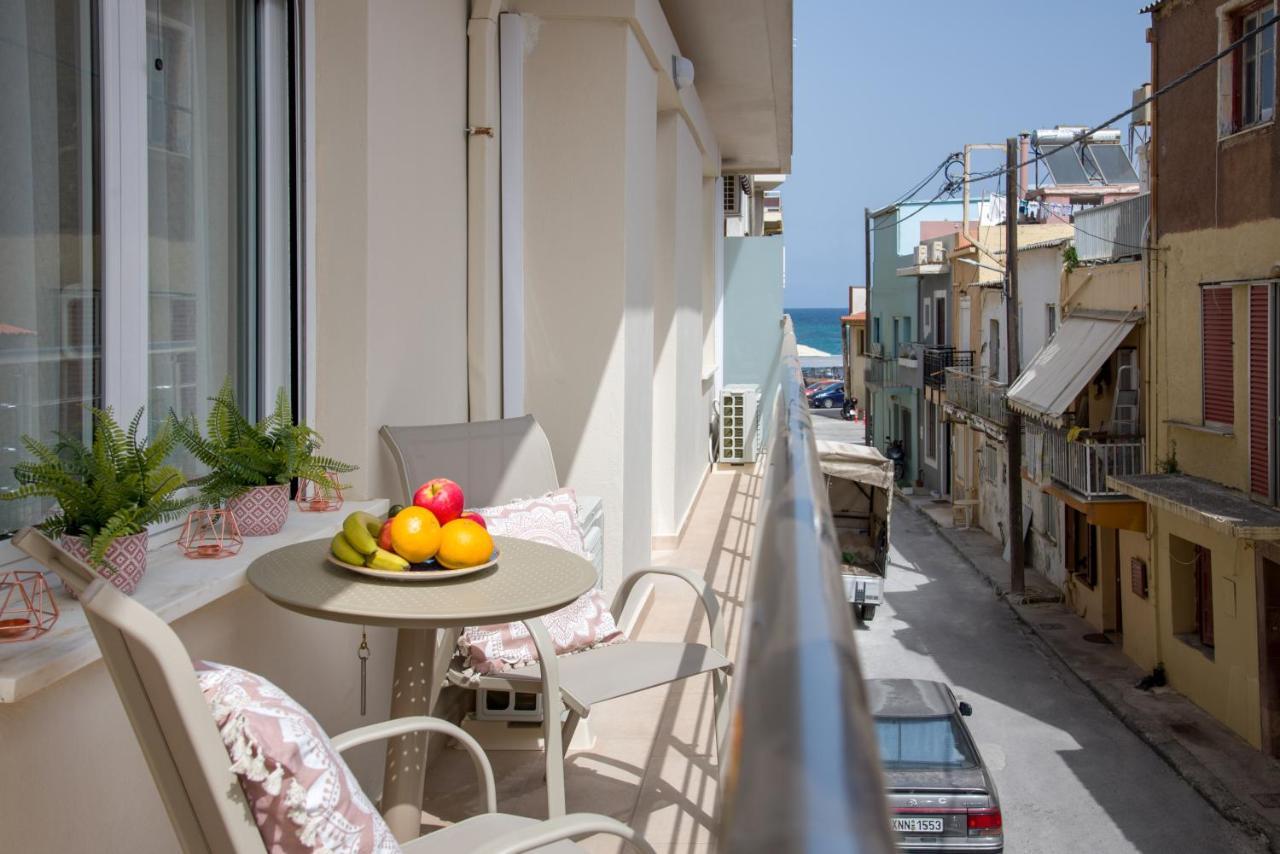 Center Manolia Dream 3 Bedroom Apartment 100M Away From The Beach La Canea Esterno foto